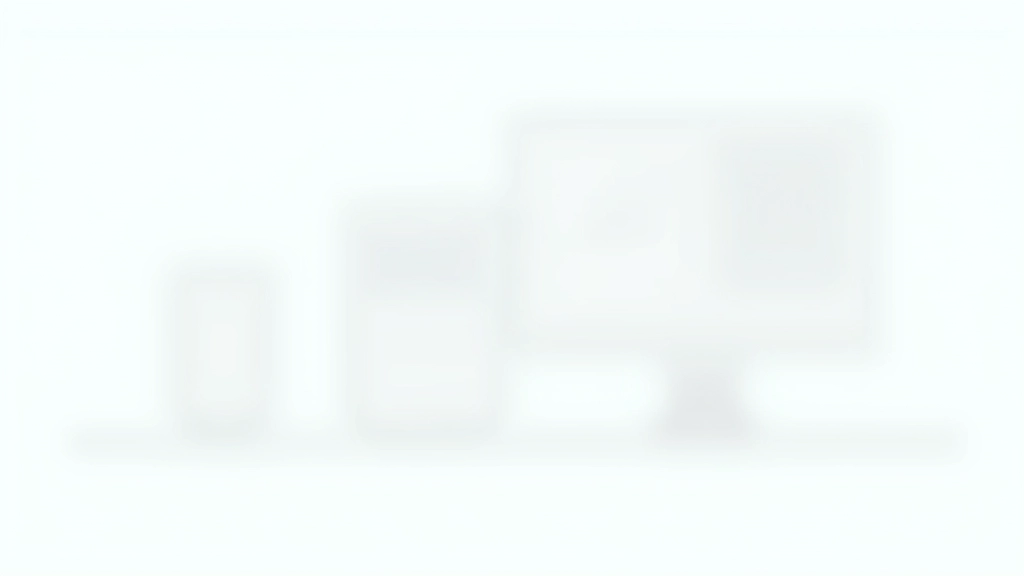 Diagrama visual mostrando progressão de layouts do mobile até desktop com diferentes breakpoints